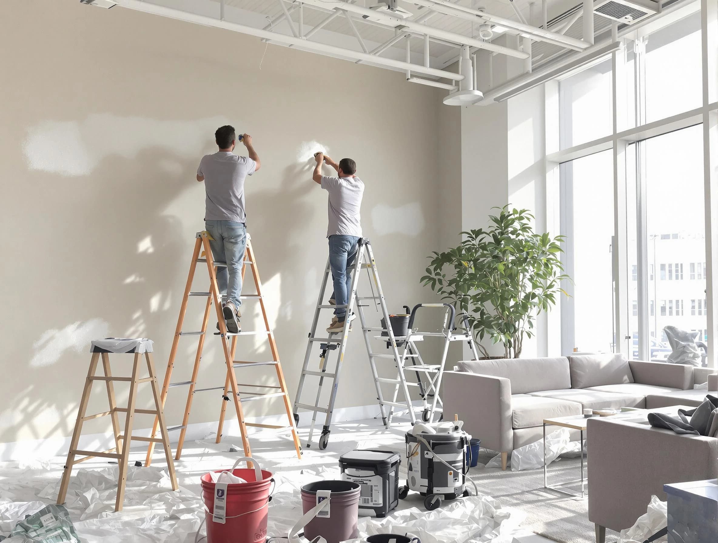 Euclid House Painters delivering commercial painting services in Euclid, OH