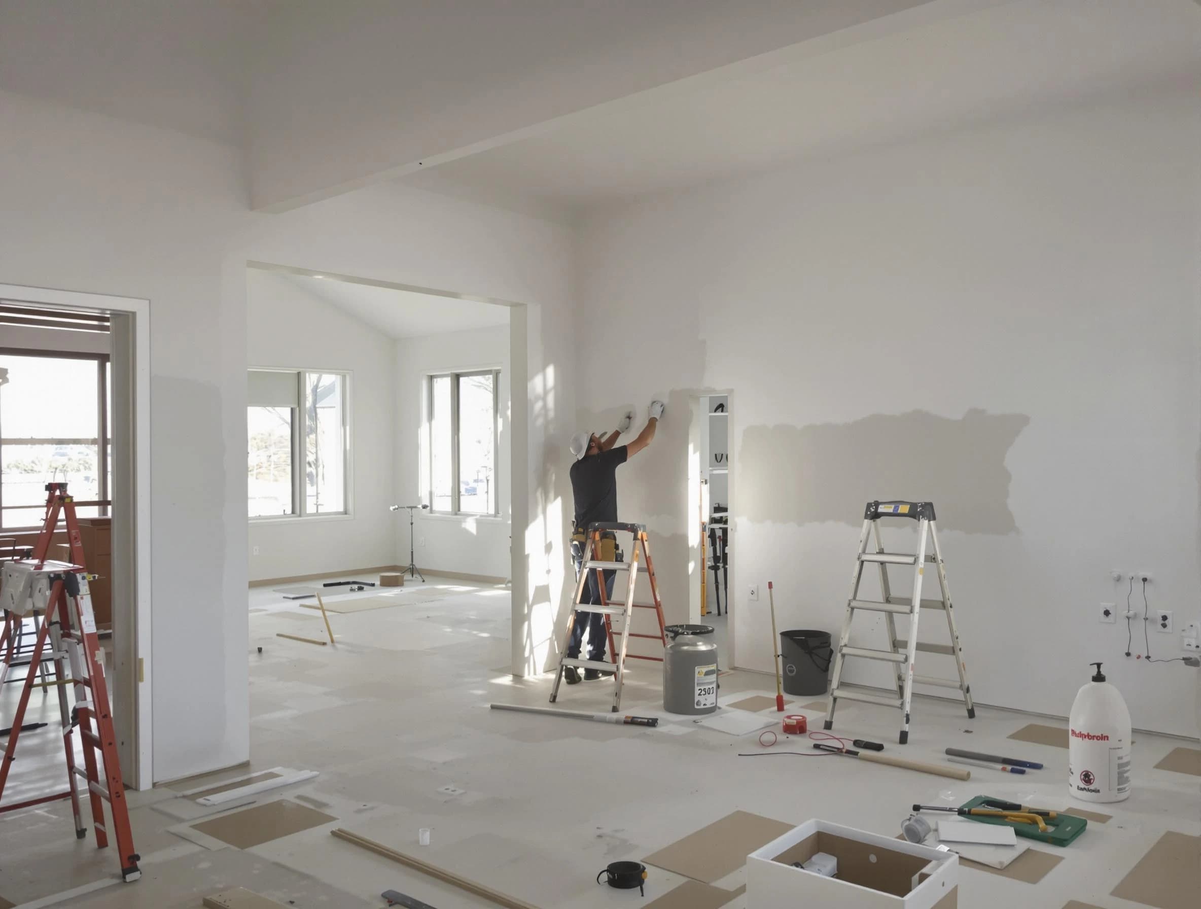 Detailed drywall installation with Euclid House Painters in Euclid