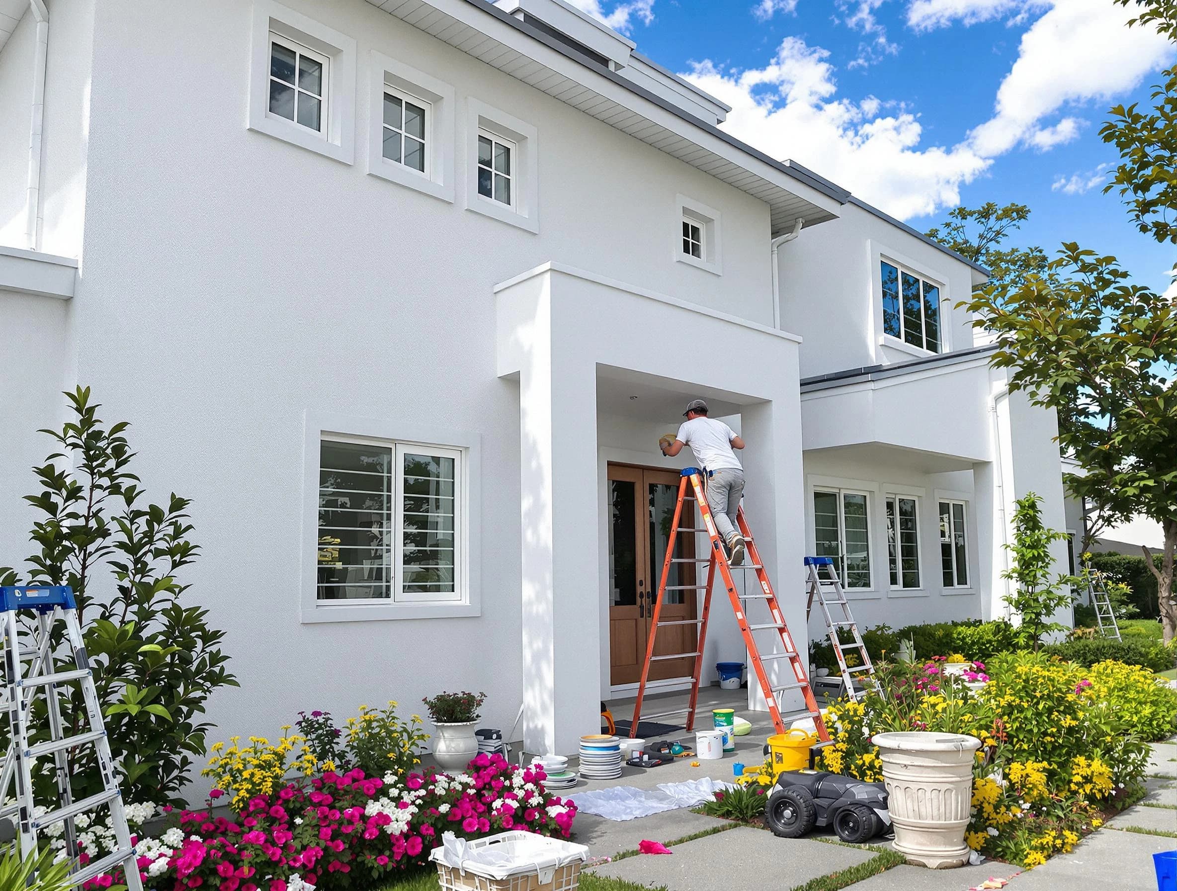 Euclid House Painters team delivering a fresh exterior coat in Euclid, OH